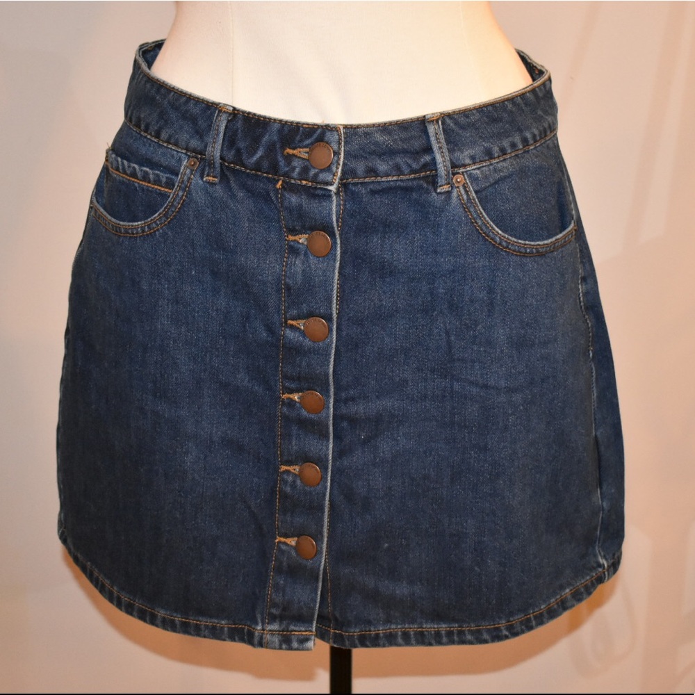 Garage Jean Skirt